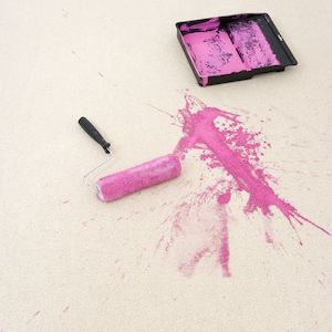 Paint/Ink Carpet Cleaning