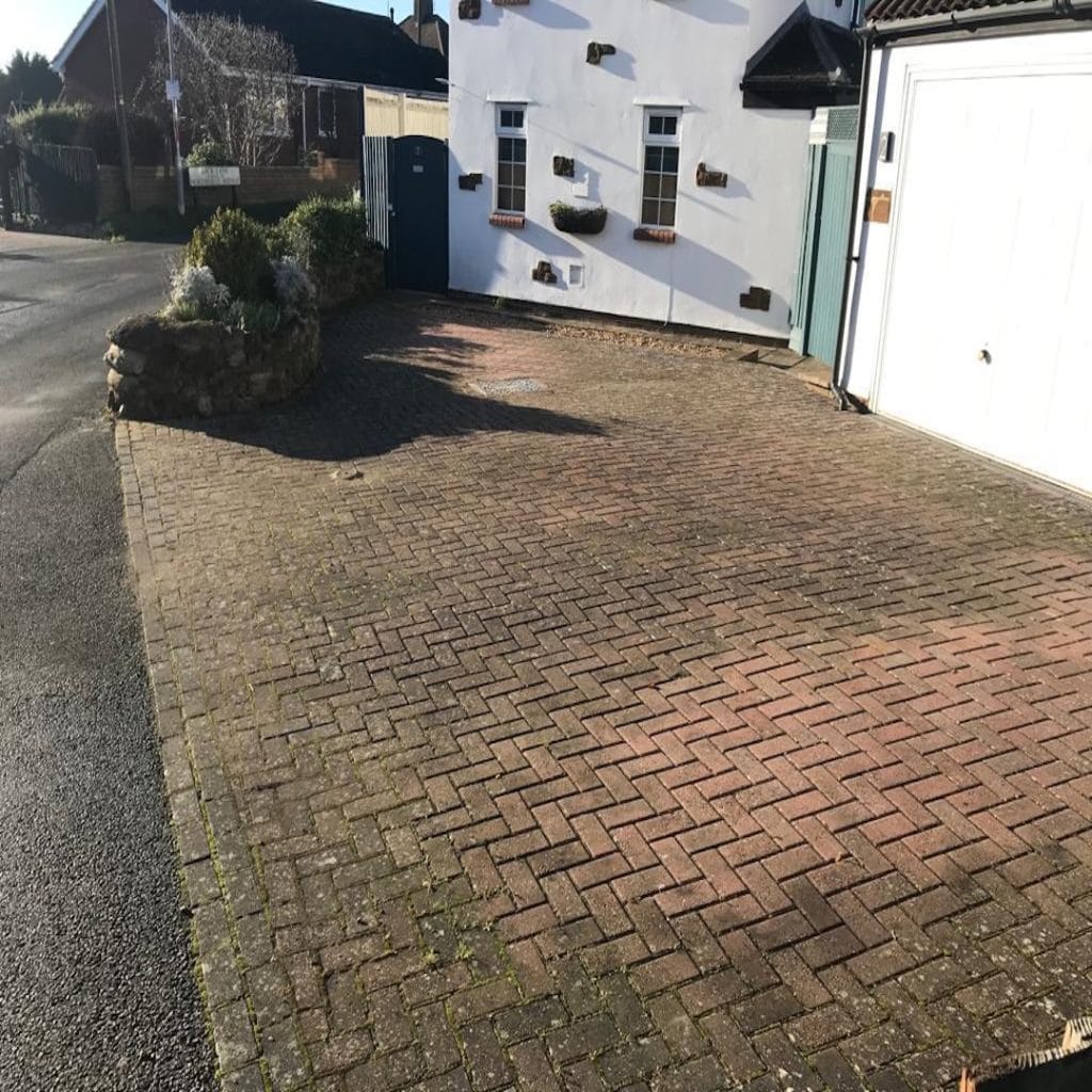 Driveway Pressure Washing service Before