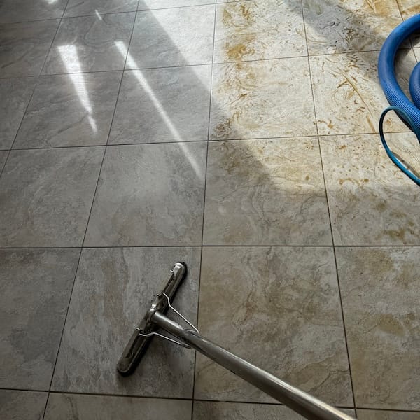 Tile and grout cleaning in Northampton NN1-NN7 restoring discoloured grout lines